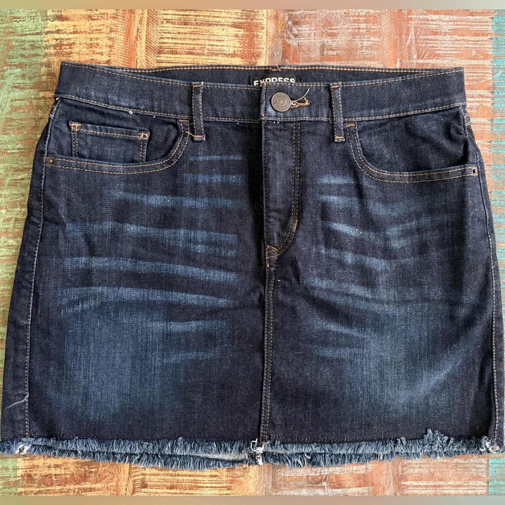 Express Denim Skirt